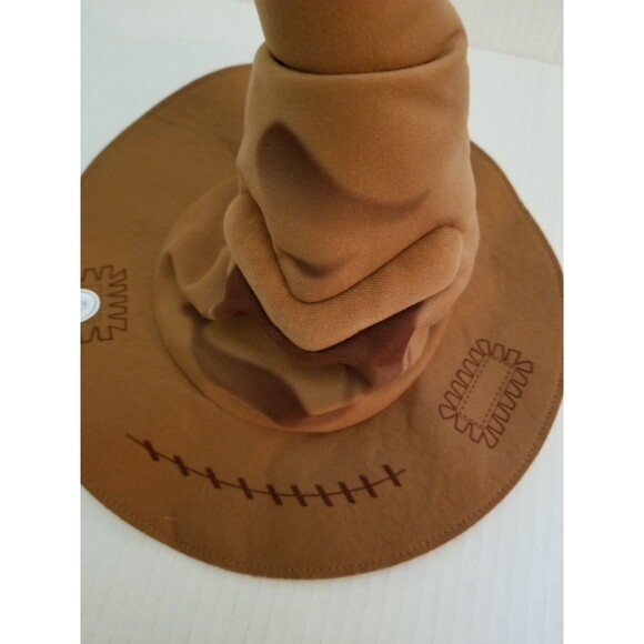 Harry Potter Build A Bear Wizarding World Hat with Sound Works 9" Tall Brown - Picture 3 of 4